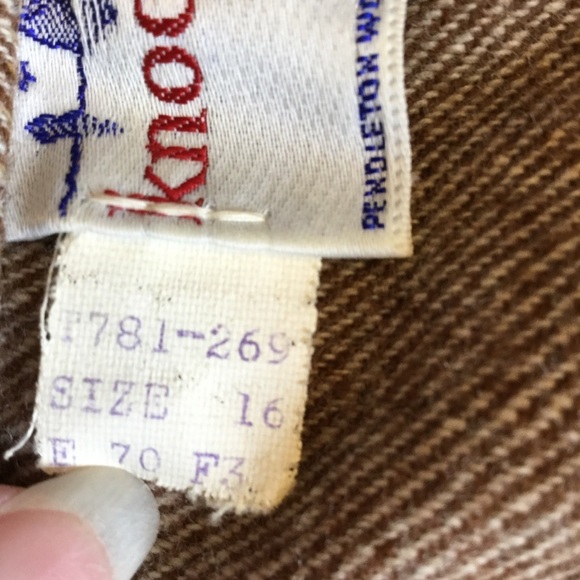 Vintage Knockabouts Pendleton Womens Pants Button Front Top Jacket Shacket Suit - Picture 8 of 9